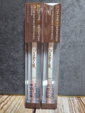 Set Of 2 Creme Shop Micro Brow Ultra-Fine 3D Pencil Chocolate